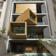 Illustration for article titled This Clever Transforming House Has Three Rotating Rooms